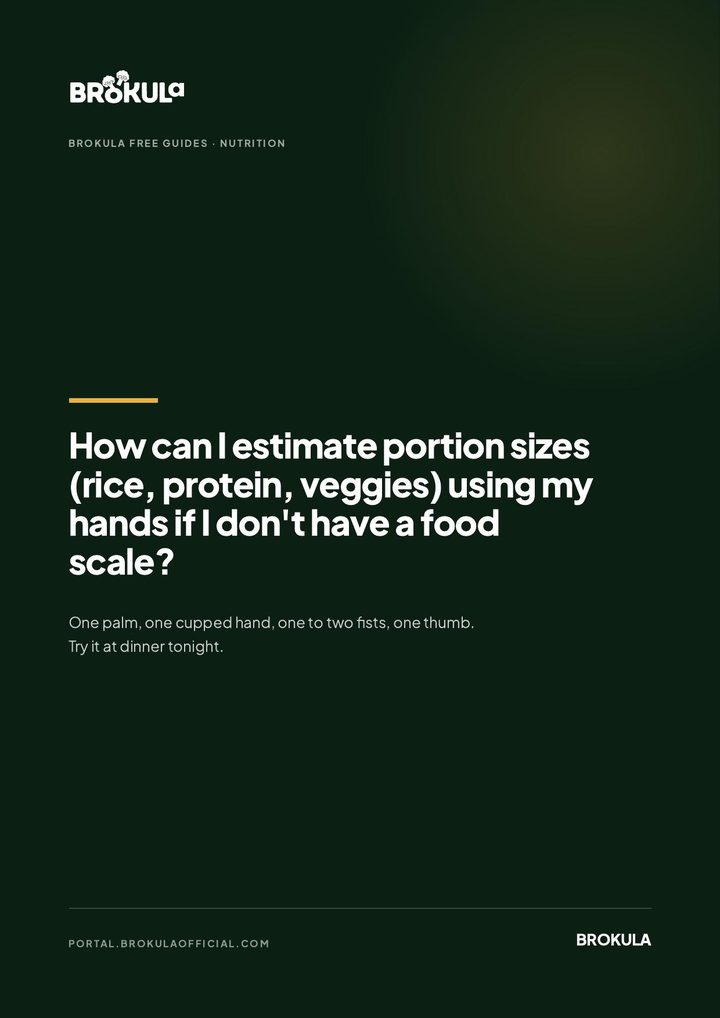 Hand Portion Sizes